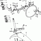 XR75 Steering stem @ front fender