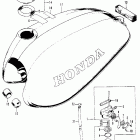 XL100 Топливный бак