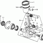 CR250M Piston @ crankshaft