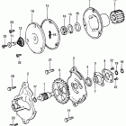 XR75 Oil filter rotor @ oil pump
