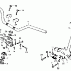 CB750F Руль и панель переднего номера
