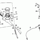 CB360T Master cylinder @ brake hose