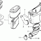 MT125 Воздухозаборник
