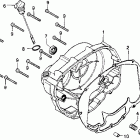 CB360T Крышка картера правая