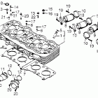 CB750K Головка цилиндра