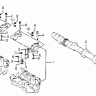 CB750K Camshaft @ camshaft holder