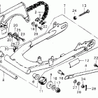 MT125 Swingarm @ chain case