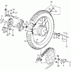 TL250 Заднее колесо