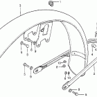 CB200T Переднее крыло