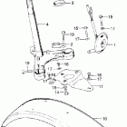 XL70 Steering stem @ front fender