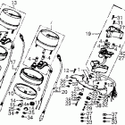 CB550F Meter @ pilot lamp @ key