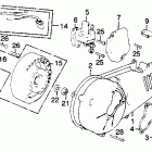 MT250 Left crankcase cover  @ alternator @ oil pump