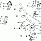 MR250 Handlebar @ top bridge  @ steering stem