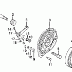 MT250 Задний тормоз