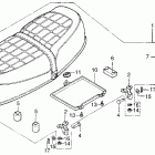 CB200T Сидение