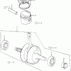 TL250 Коленвал и поршни