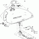 CB500T Топливный бак