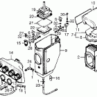 CB550F Воздухозаборник