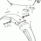 XR75 Seat @ rear fender