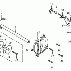 CB750F Gearshift drum @ spindle