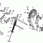 CB750F Valve @ cam chain tensioner