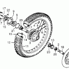 CB750A Front wheel @ disc