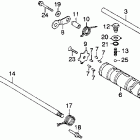 CB360T Вилка переключения передач