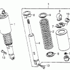 CB550F Задний амортизатор