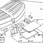 CB750K Сидение