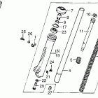 CR125M Front fork 76