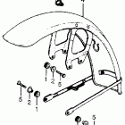 CB550F Переднее крыло
