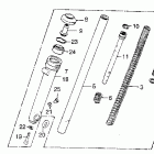 TL125S Передняя вилка