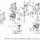 CB750A Компоненты карбюратора