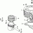 CB360T Cylinder @ piston