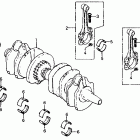 CB750F Коленвал