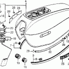 CB750A Топливный бак