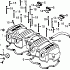CB750K Крышка головки цилиндров