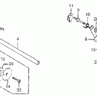 CB750K Gearshift drum @ spindle