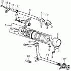 CR250M Вилка переключения передач
