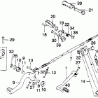MT250 Kick arm @ change pedal  @ rear brake pedal