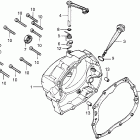TL125S Крышка картера правая