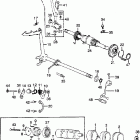 CB500T Kick starter @ side spindle