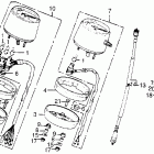 CB200T Speedometer @ tachometer