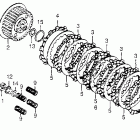 CB750K Сцепление