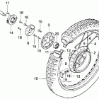 MT250 Переднее колесо
