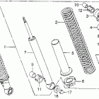 TL125S Задний амортизатор