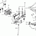 TL250 Seat @ air cleaner @ side cover