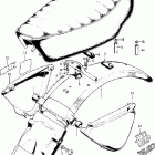 XL100 Seat @ rear fender @ side cover