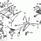 CB360T Wire harness 76