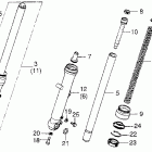 CB200T Передняя вилка
